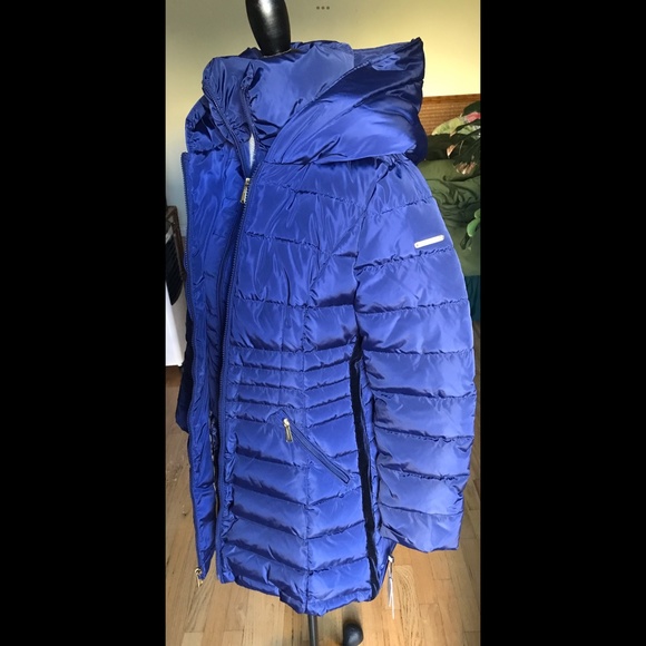 Laundry by Shelli Segal Gorgeous Blue Parka/Puffer Coat “S” NWTs - Picture 10 of 10